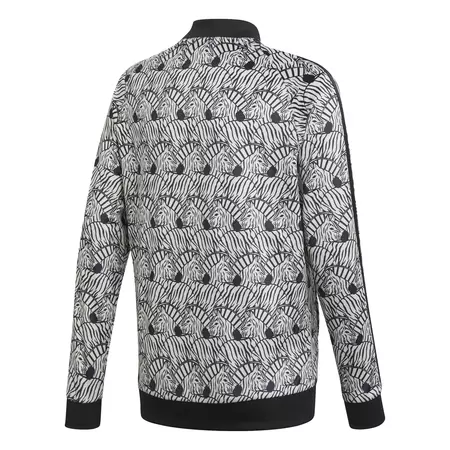 Adidas Originals Junior Girl Superstar Track Top "Zebra Stripes"