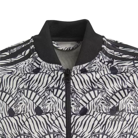 Adidas Originals Junior Girl Superstar Track Top "Zebra Stripes"
