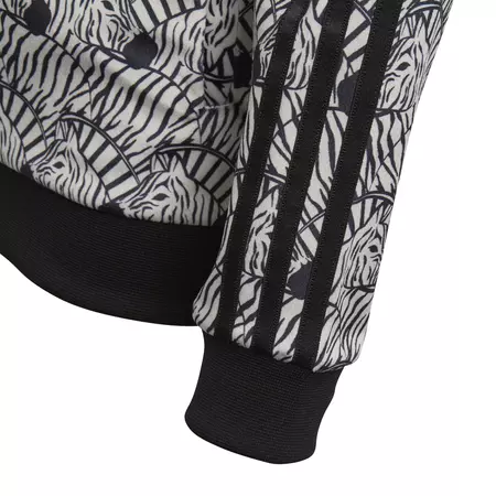 Adidas Originals Junior Girl Superstar Track Top "Zebra Stripes"
