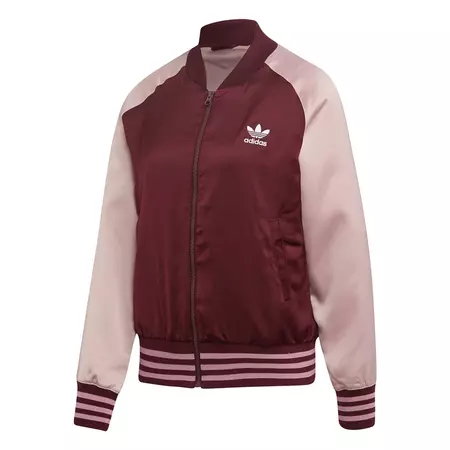 Adidas Originals Satin Bomber Track Top
