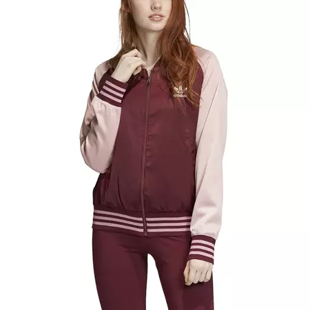 Adidas Originals Satin Bomber Track Top