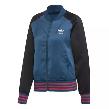 Adidas Originals Satin Bomber Track Top