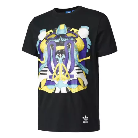 Adidas Originals Shoe Montage Tee (black / Multicolor)
