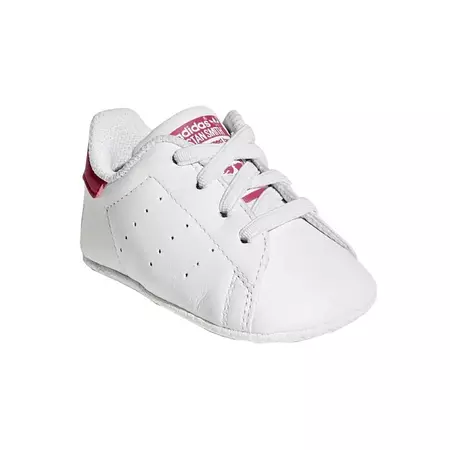 Adidas Originals Stan Smith Crib (White/Bold Pink)