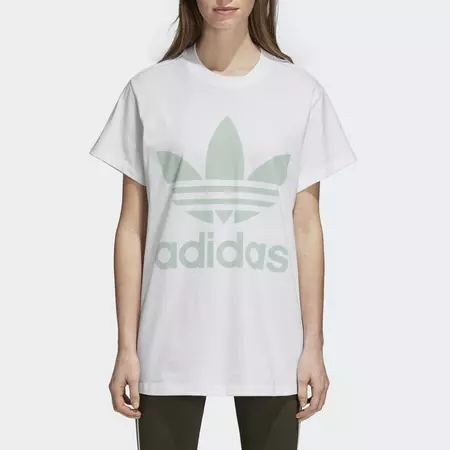 Adidas Originals Big Trefoil Oversize Tee Women´s  (White)