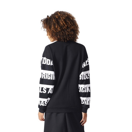 Adidas originals berlin trefoil sweatshirt white cheap