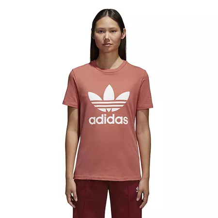 Adidas Originals Trefoil Tee W (Trace/Scarlet)