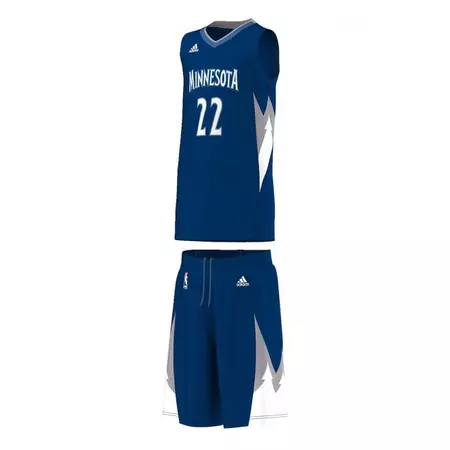 Adidas Pack Andrew Wiggins #22# Minnesota Niño (blue/blanc)