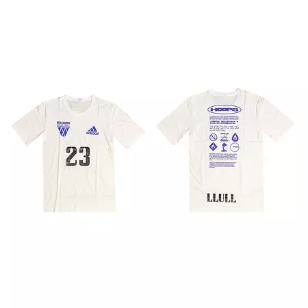 Adidas Real Madrid GFX Tee # 23 LLULL #