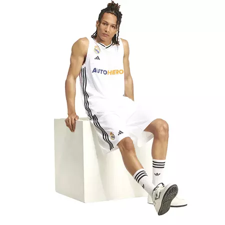Adidas Short  Basket Real Madrid BB Home "White"