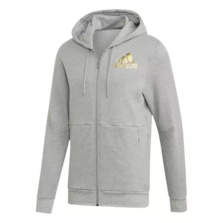 Adidas Sport ID Full-Zip Hoodie (Mgrey)