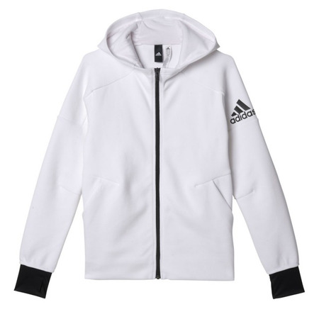 Adidas Athletics Z.N.E. Full Zip Hoody Junior (blanc/noir)