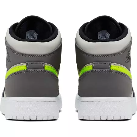 Air Jordan 1 Mid (GS) "Gunsmoke Volt "
