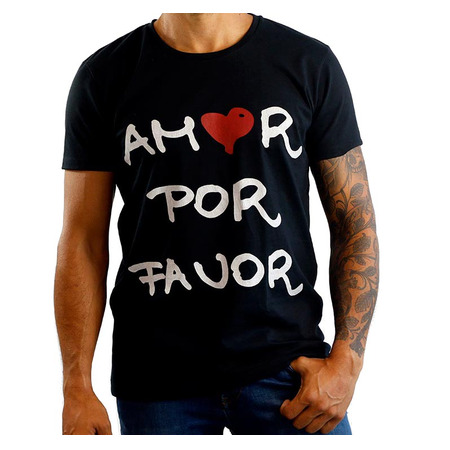 Amor Por Favor Letters T-Shirt