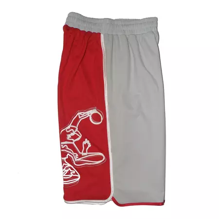 And 1 Short Bent (grey/red)