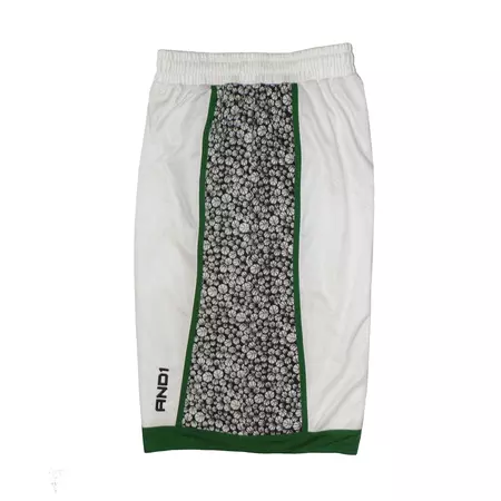 And 1 Short Boldo (blanco/verde/gris)