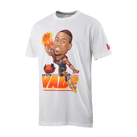 Camiseta Jordan DWade Image Banner (100/blanco/rojo)