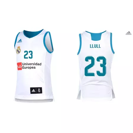 Adidas Replica Enfants Sergio Llull # 23 # R. Madrid 2017/18 (1ère équipe)