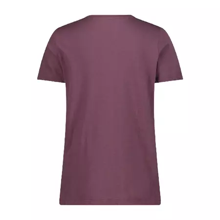 Campagnolo Women's T-shirt in organic cotton "Plum"