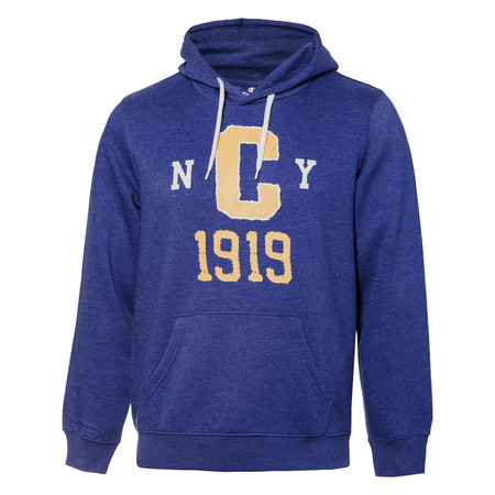 Champion Athletic Hooded Sweatshirt NY 1919 (Melange Blue)
