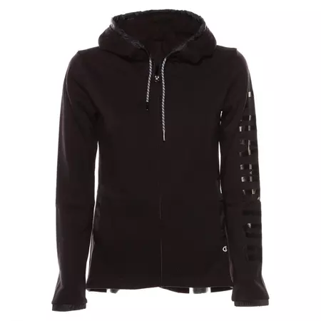 Champion Authentic Hooded Full Zip Sweat W (Black)