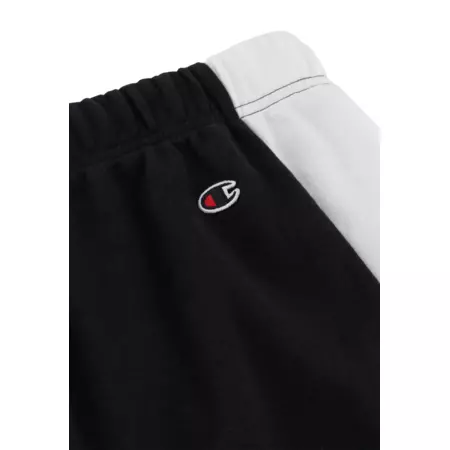 Champion Basketball Inspired Color Block Logo Rib Cuff Pants "Black"