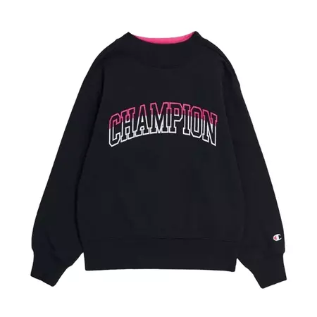 Champion Bookstore girl's Crewneck Sweatshirt "Black"