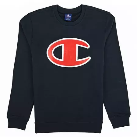 Champion Crewneck Atlhetic Sweatshirt Big Logo (navy/red)