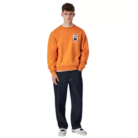 Champion Eco Future Graphic Sweatshirt "Orange"