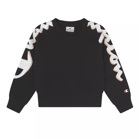 Champion Girls Legacy Logo Crewneck Sweatshirt