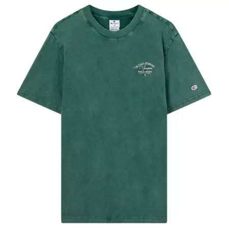 Champion Icon Men’s Washed Crewneck T-Shirt "Forest Green"