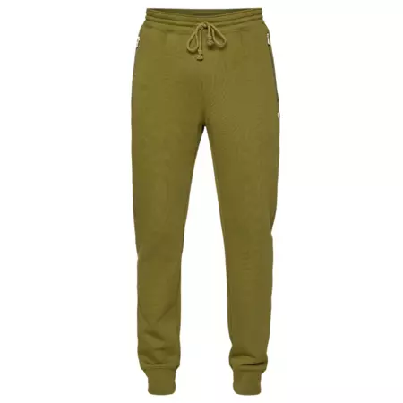 Champion Icon Pocket Zip Rib Cuff Fleece Slim Fit Pants "Green"