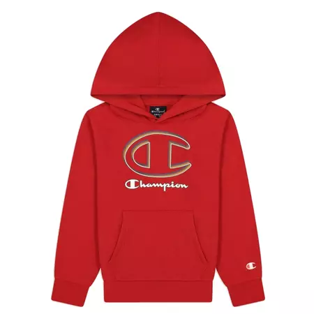 Champion Kids Authentic Athletic Hooded Sweatshirt "Red"