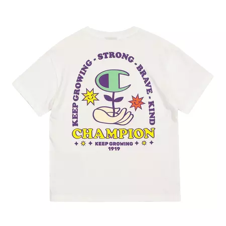Champion Kids Crewneck T-shirt "White"