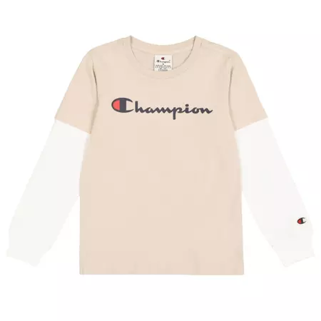 Champion Kids Double Layer T-Shirt "Beige"