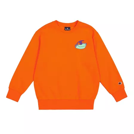 Champion Kids Graphic Fleece Sweatshirt "Orange"