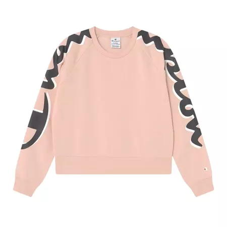 Champion Girls Legacy Logo Crewneck Sweatshirt