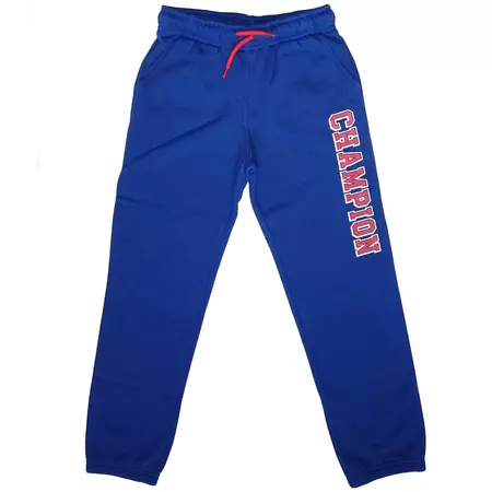 Champion Athletic Logo Cuff Kids Pants (bleu/rogue)