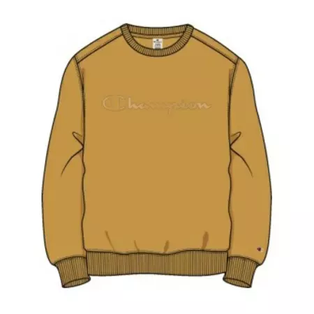 Champion Rochester Tonal Embroidered Fleece Sweatshirt "Gold"