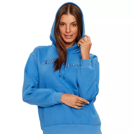 Champion Rochester Tonal Logo Heavy Fleece Hoodie "Blue"