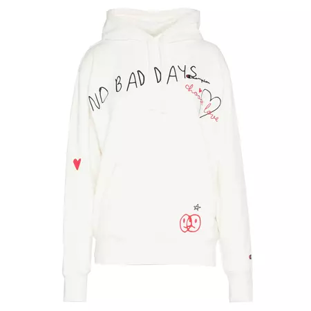 Champion Rochester Unisex Made With Love Hooded Sweatshirt "White""