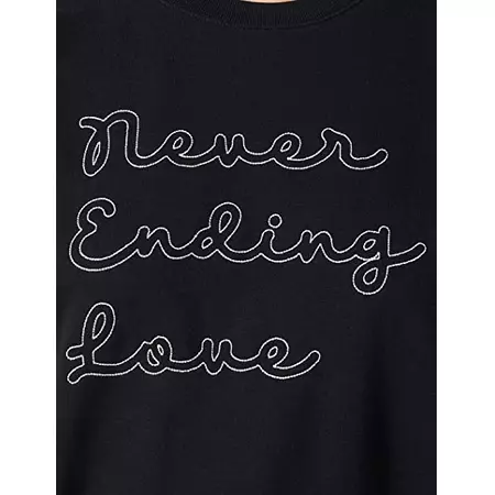 Champion Rochester Wmns Made of Love Sweat Crewneck "Black"