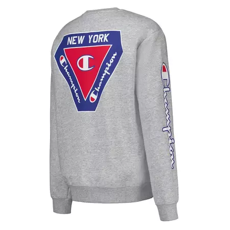 Champion Sport Lifestyle Basketball Crewneck Sweatshirt Logo C "Grey"