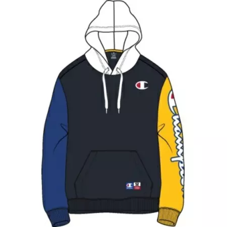 Champion Sport Lifestyle Basketball Hooded Logo C "Navy"