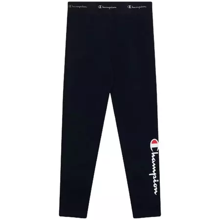 Champion Stretch Cotton Girl's Leggings "Black"