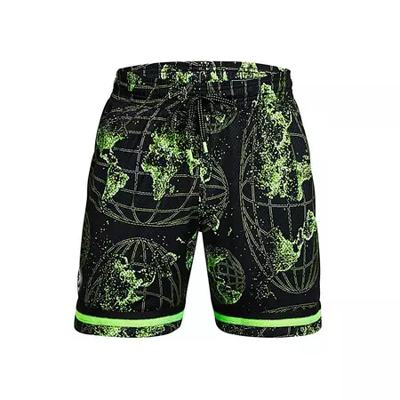 Curry Statement Short "Green World"