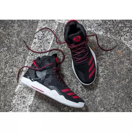 Adidas D Rose 7 "Dark City" (core black/scarlet/white)