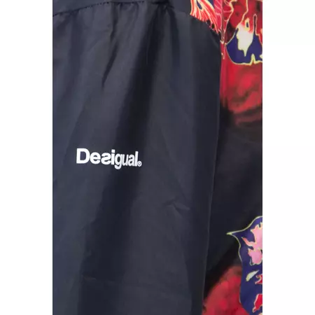 Desigual Bomber Plisados Scarlet Bloom
