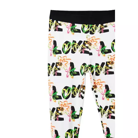 Desigual Girls Love Flower Leggings