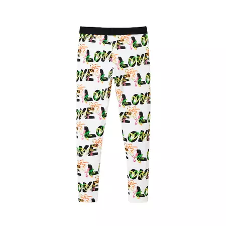 Desigual Girls Love Flower Leggings